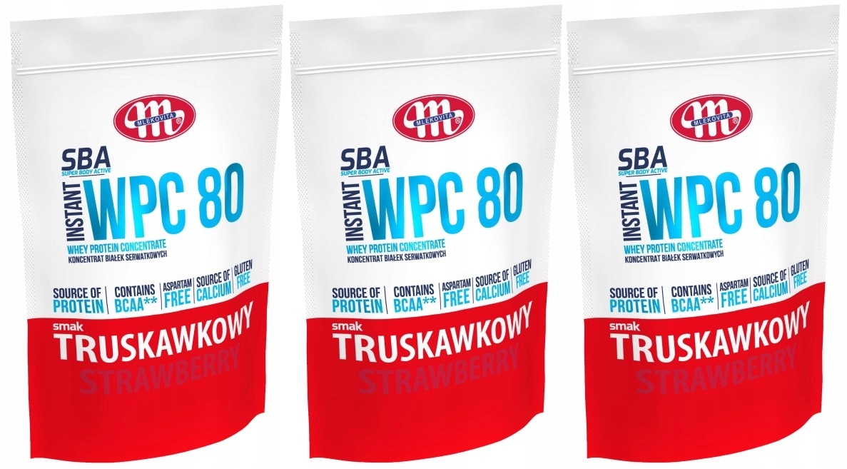 Mlekovita Sba WPC80 2100g Wpc Bílkovina Jahodová