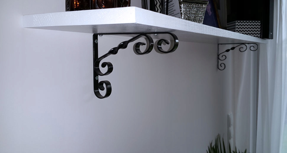 WSPORNIK POD PÓŁKI PÓŁKĘ PÓŁEK DESIGN 35x15 CMA Wysokość 150 mm