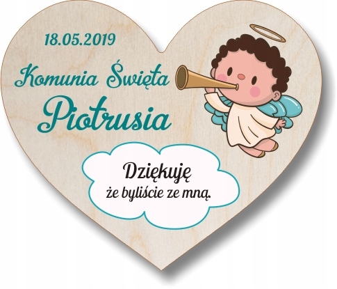 Podziękowania komunijne dla Gości KOMUNIA MAGNES Przeznaczenie dla gości