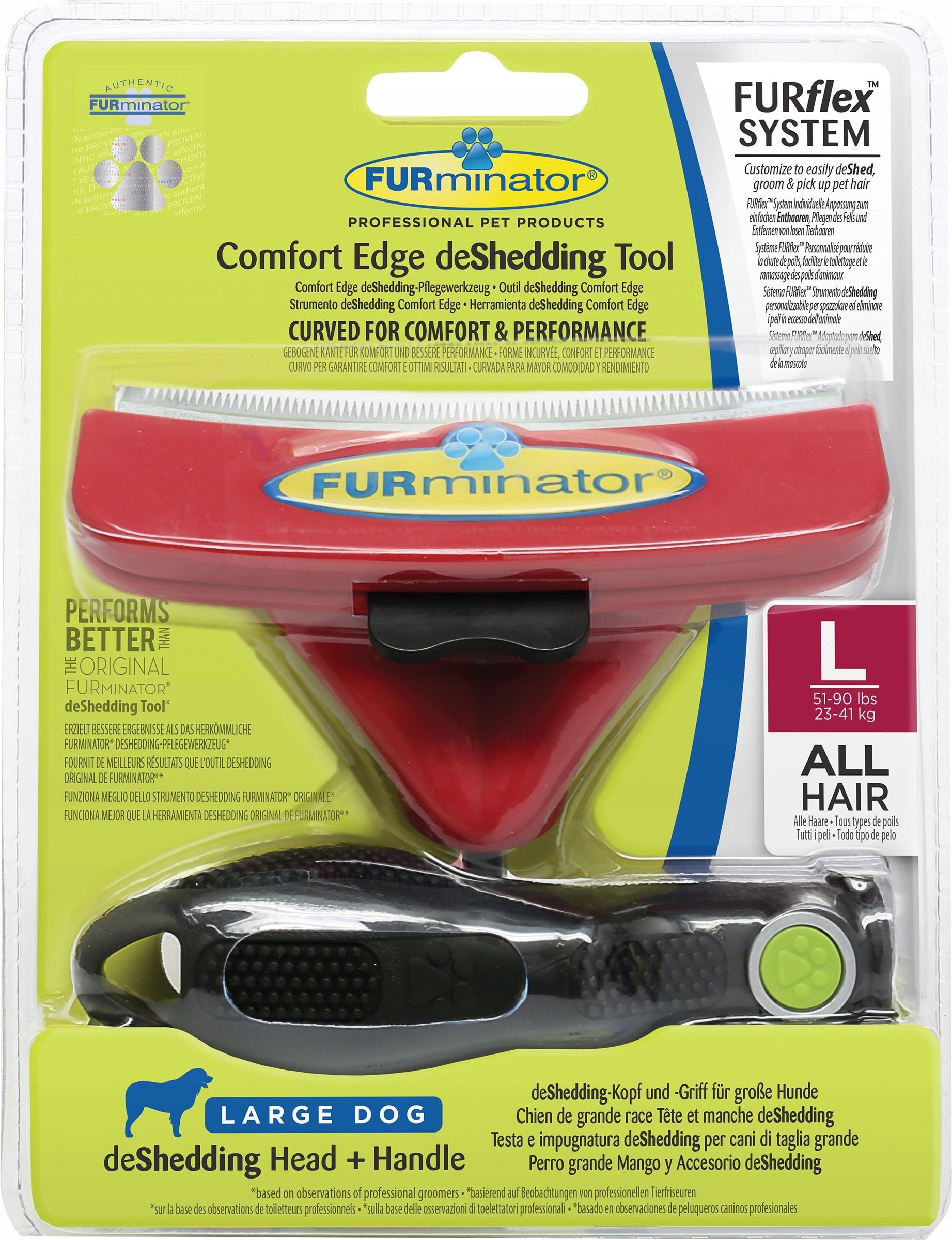

Furminator FURflex Zestaw do wyczesywania psa L
