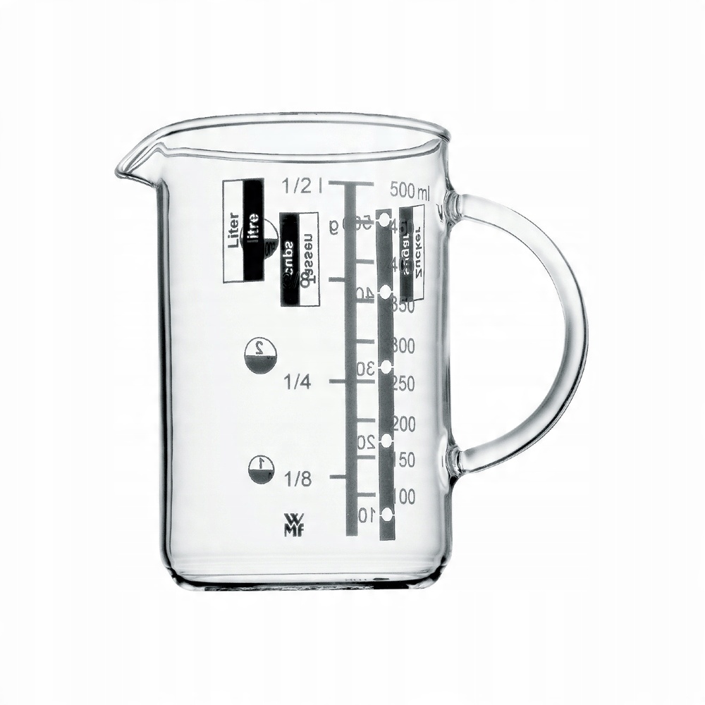 

Wmf Gourmet szklany Pojemnik z miarką 0,5 L. wyprz