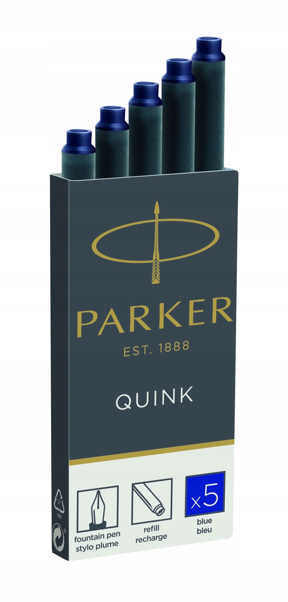 

Parker Naboje z atramentem standard niebieski