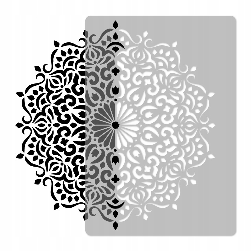 

Szablon Malarski wielokrotny /śr. 89cm / Mandala 3