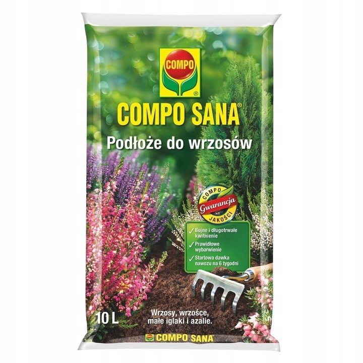 

Compo Ziemia Podłoże Do Wrzosów Azalii Iglaków 10L