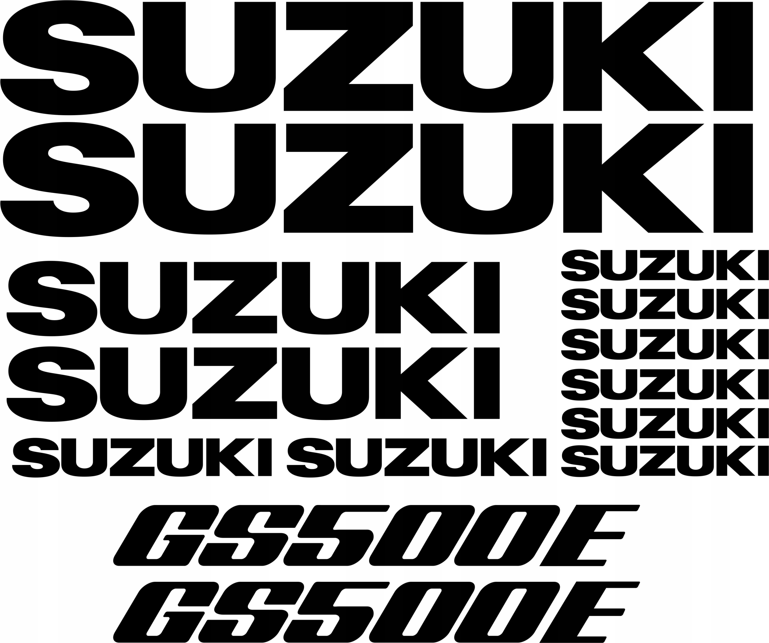 

Naklejki Suzuki GS500E 1994r. Folia Długoletnia