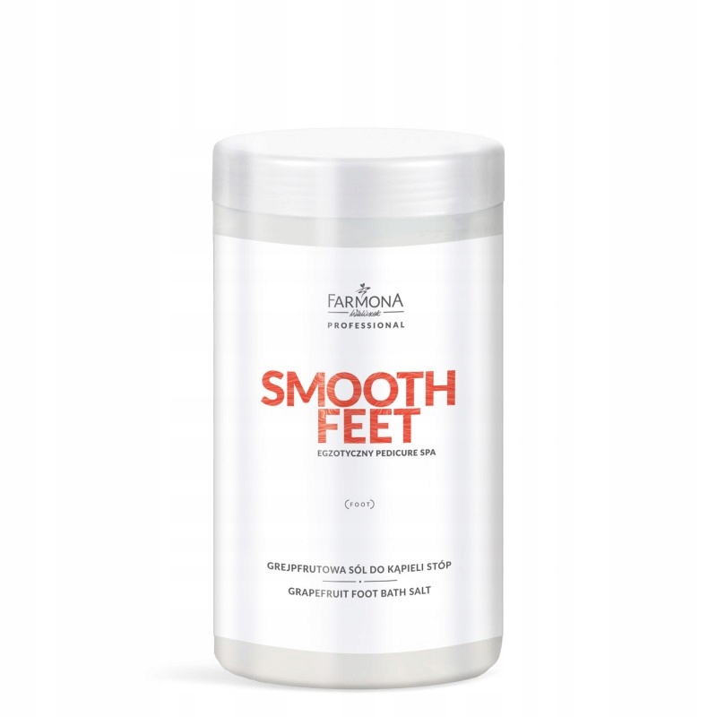 FARMONA SMOOTH FEET Grejpfrutowa sól do stóp + 3 x próbka