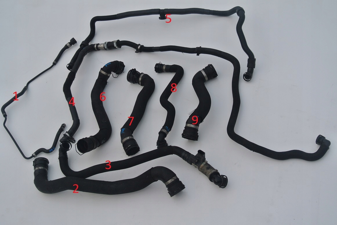 BMW E60 M5 E63 M6 шланг для воды