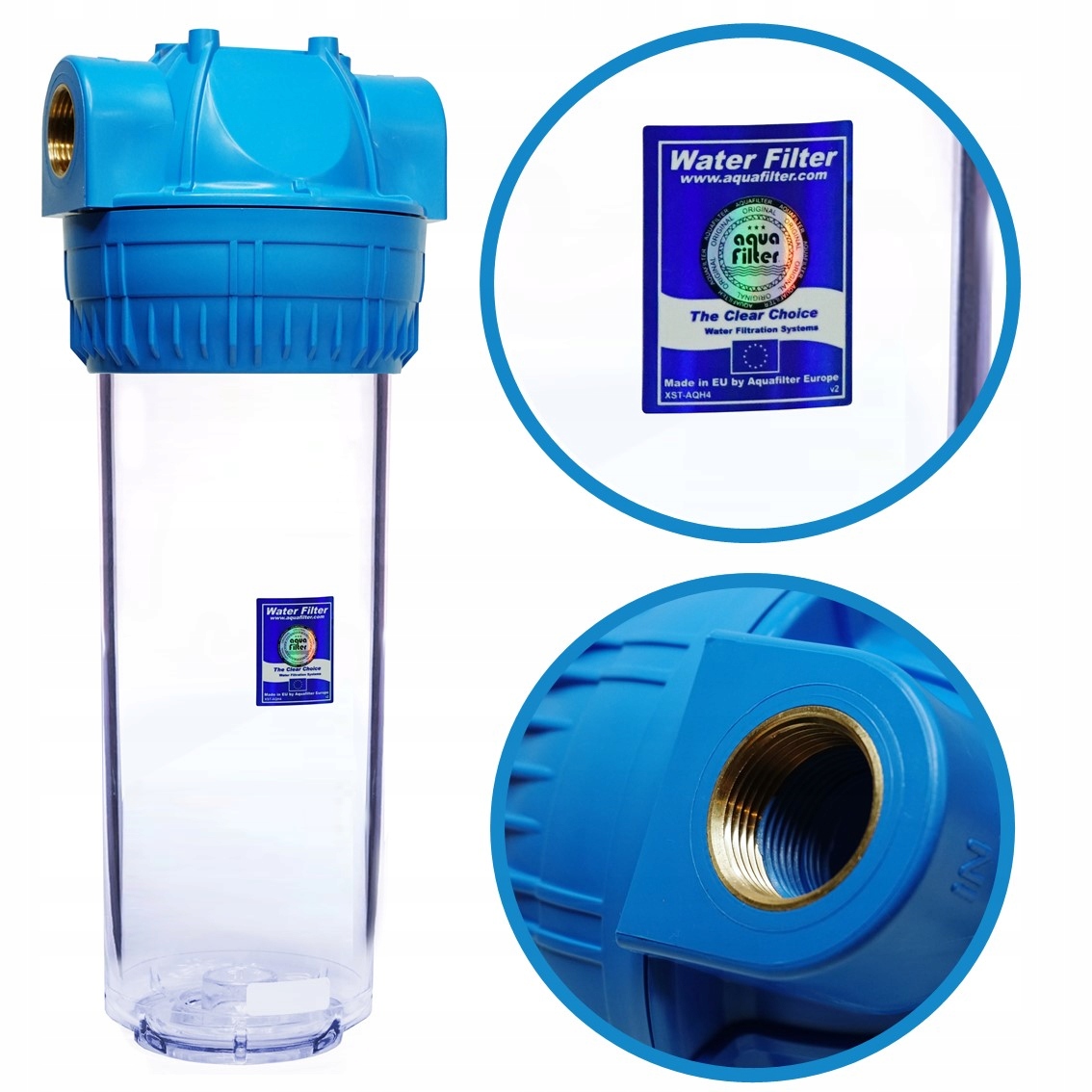 2 x KORPUS NARUROWY 3/4 FILTR WODY + 10 WKŁADÓW ! Marka Aquafilter