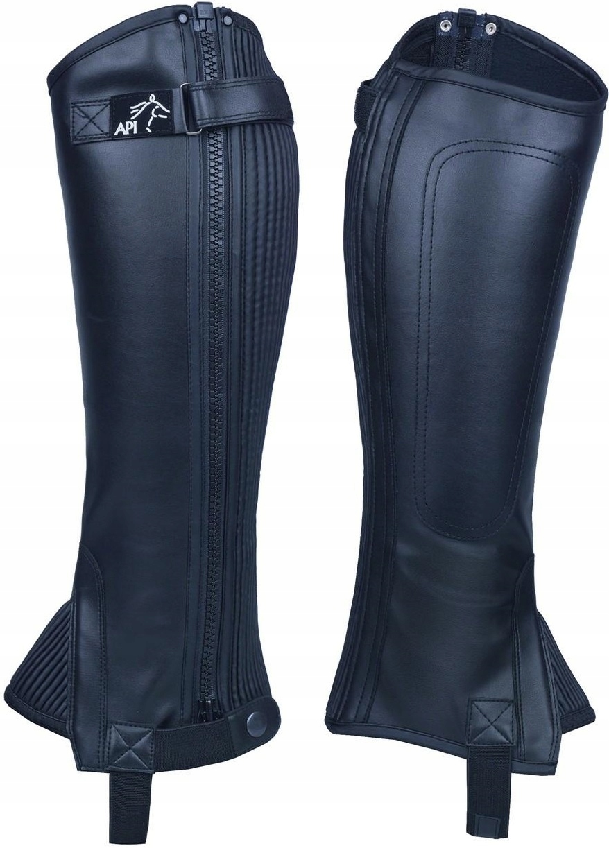 S CZAPSY SZTYLPY DO JAZDY KONNEJ JEŹDZIECKIE SKÓRA SYNTETYCZNA UNIWERSALNE