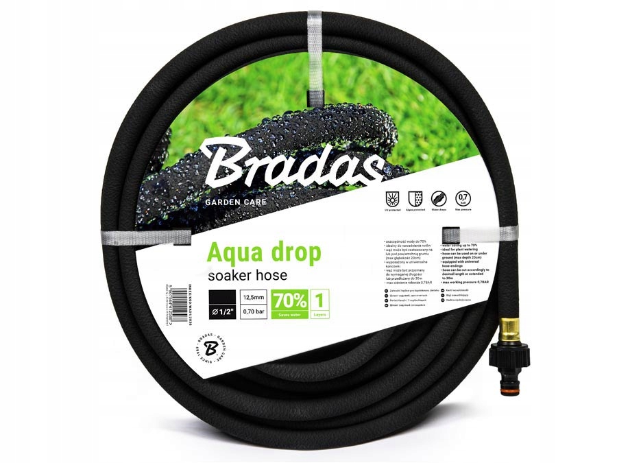 

Wąż nawadniający pocący Aqua-drop 1/2" 30m