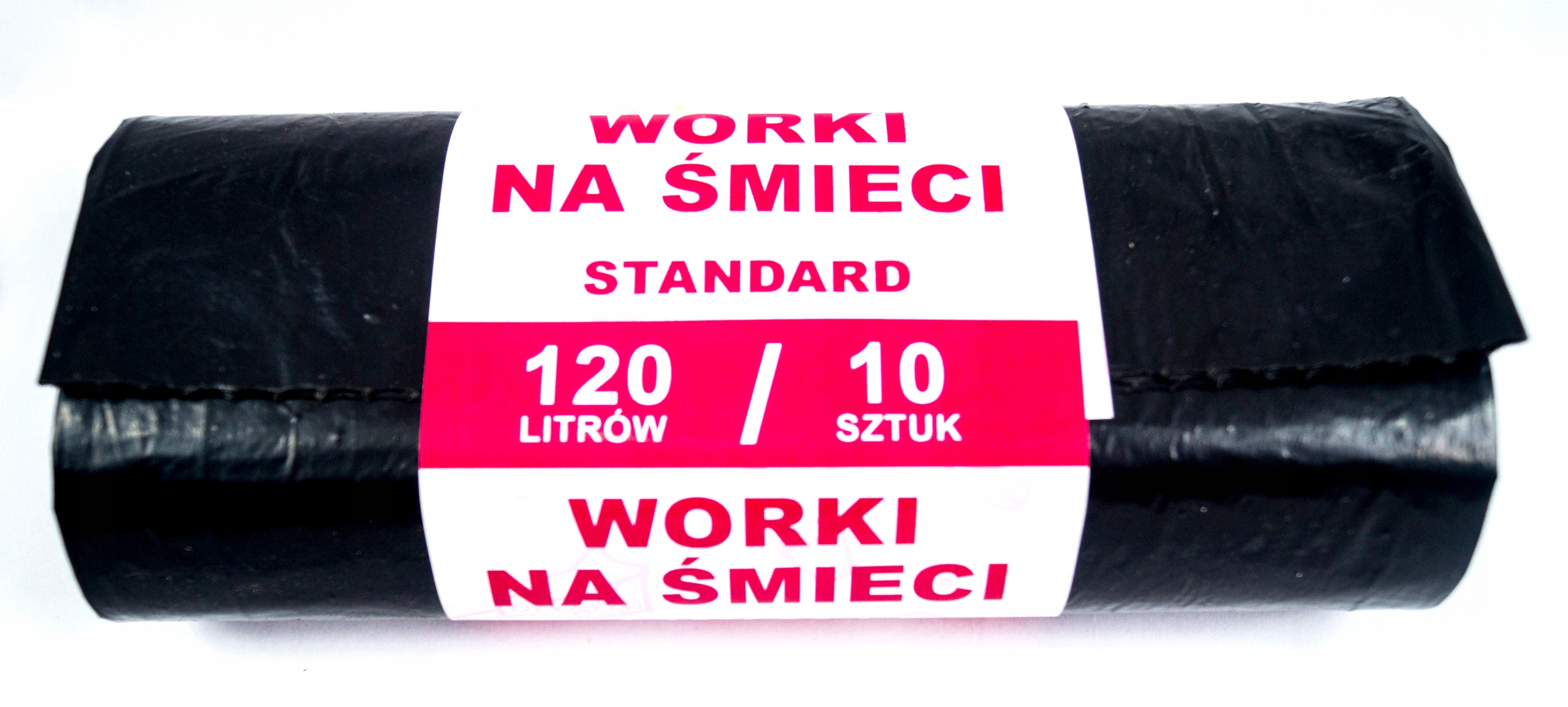 

Worki na śmieci 120L rolka 10 worków Ldpe mocne