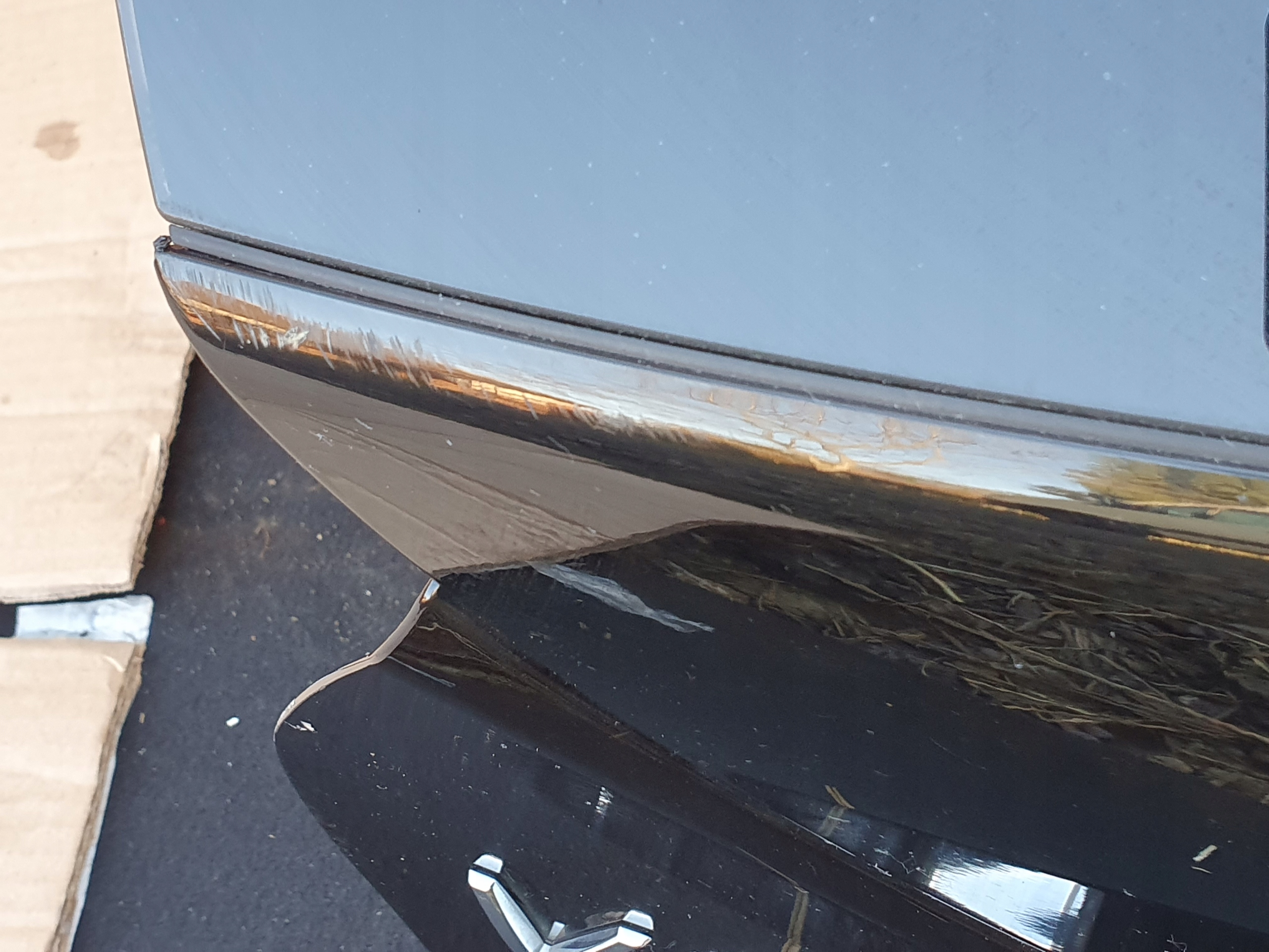 VOLVO V40 R-DESIGN 2012-2018 KLAPA TYŁ SPOILER Kolor czarny