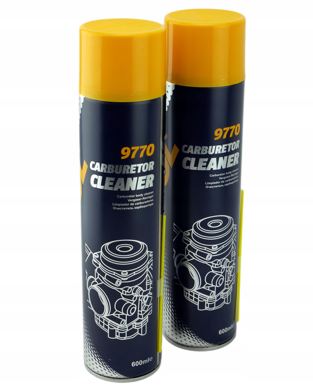 MANNOL 9770 ŚRODEK DO CZYSZCZENIA GAŹNIKA 2SZT 0,6