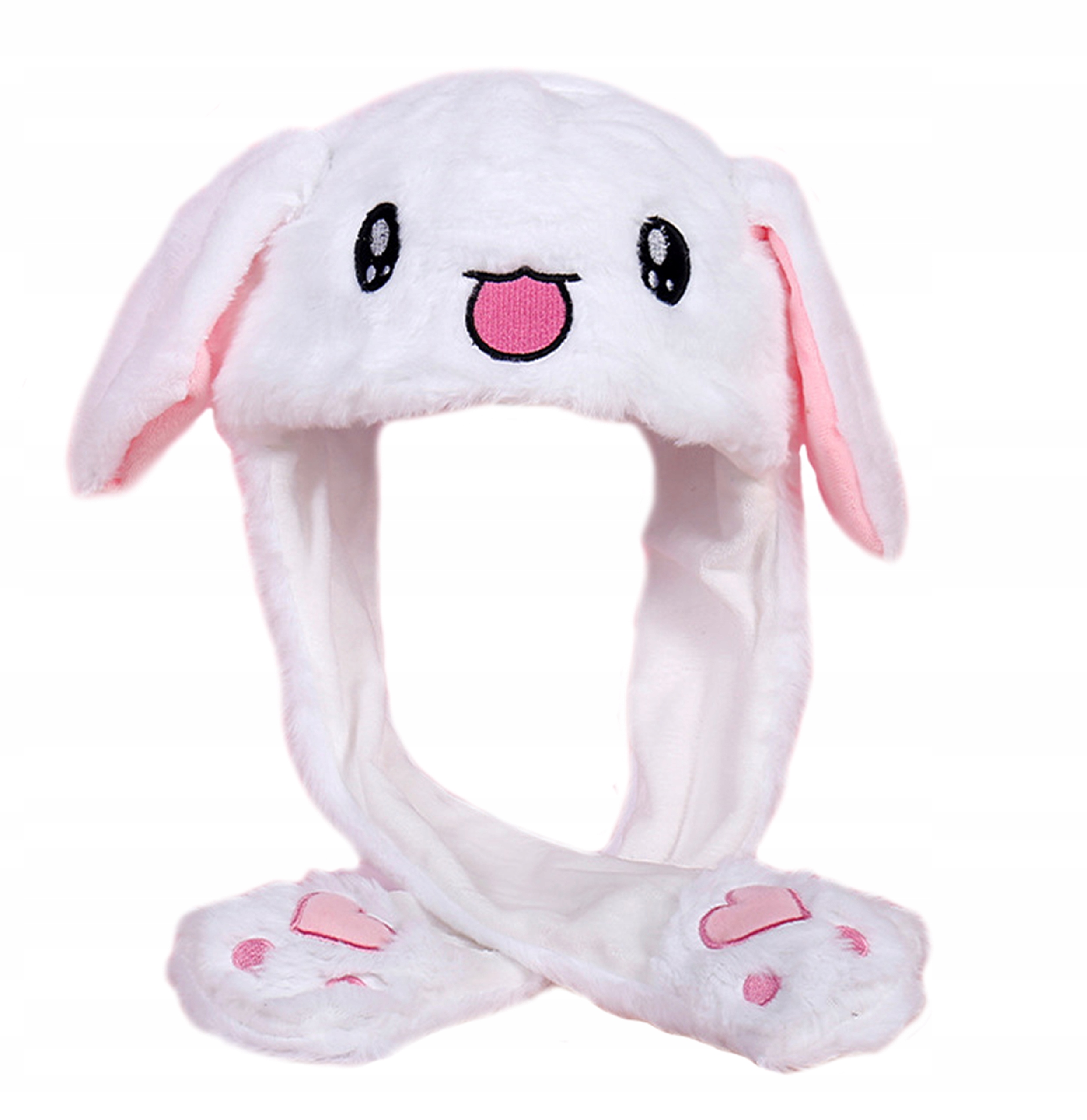 CZAPKA Z RUCHOMYMI USZAMI KRÓLIK KOT PANDA HIT! Materiał dominujący inny