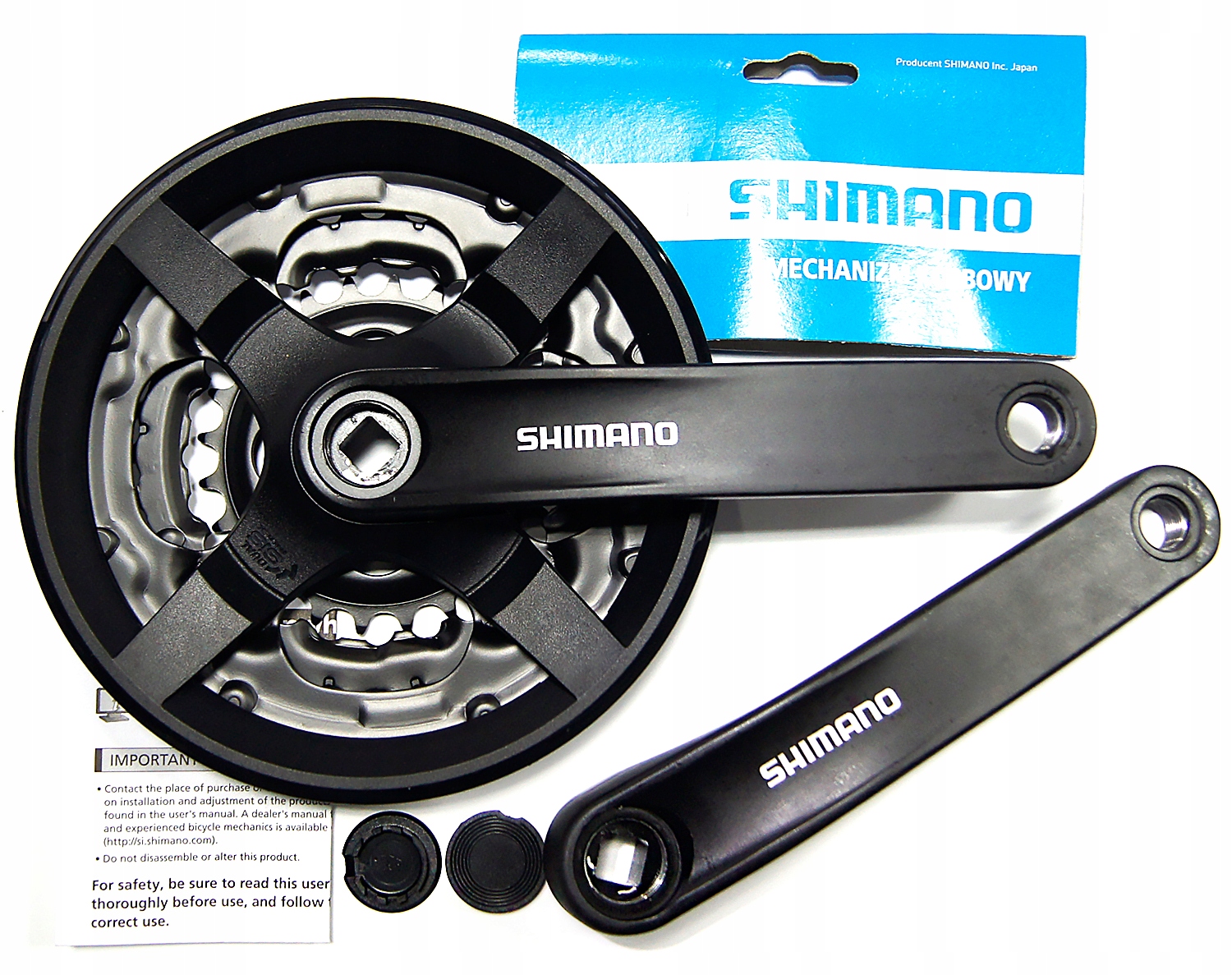 

Korba Shimano FC-TY301 42/34/24 Czarna Oryginał Mb