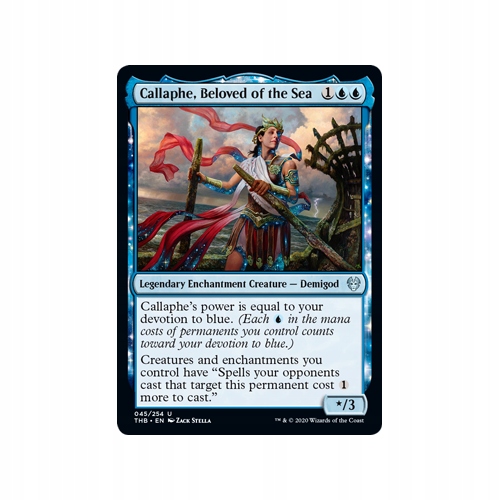 Mtg 2x Callaphe, Beloved of the Sea (Uncommon)