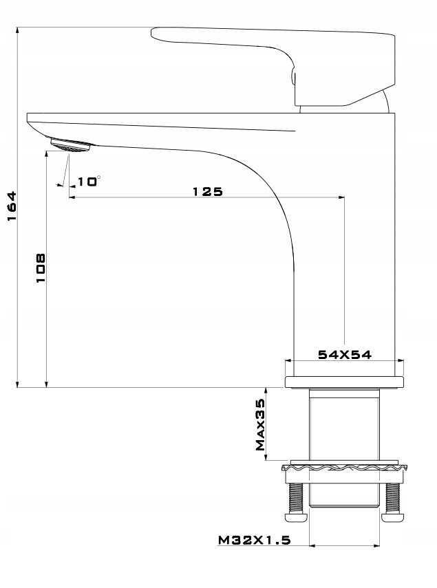 BATERIA UMYWALKOWA ROYAL CZARNA WYSOKA ROYAL KOREK Kod producenta CARO