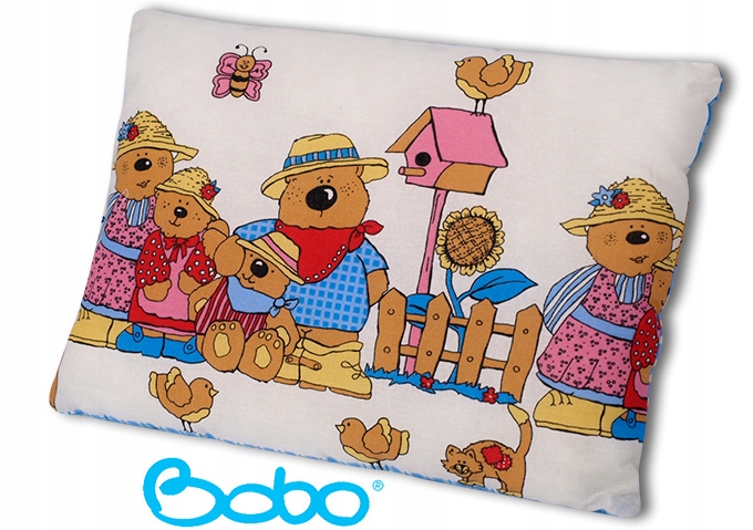 

Poduszka do wózka i łóżeczka Bobo 38x27 bawełniana