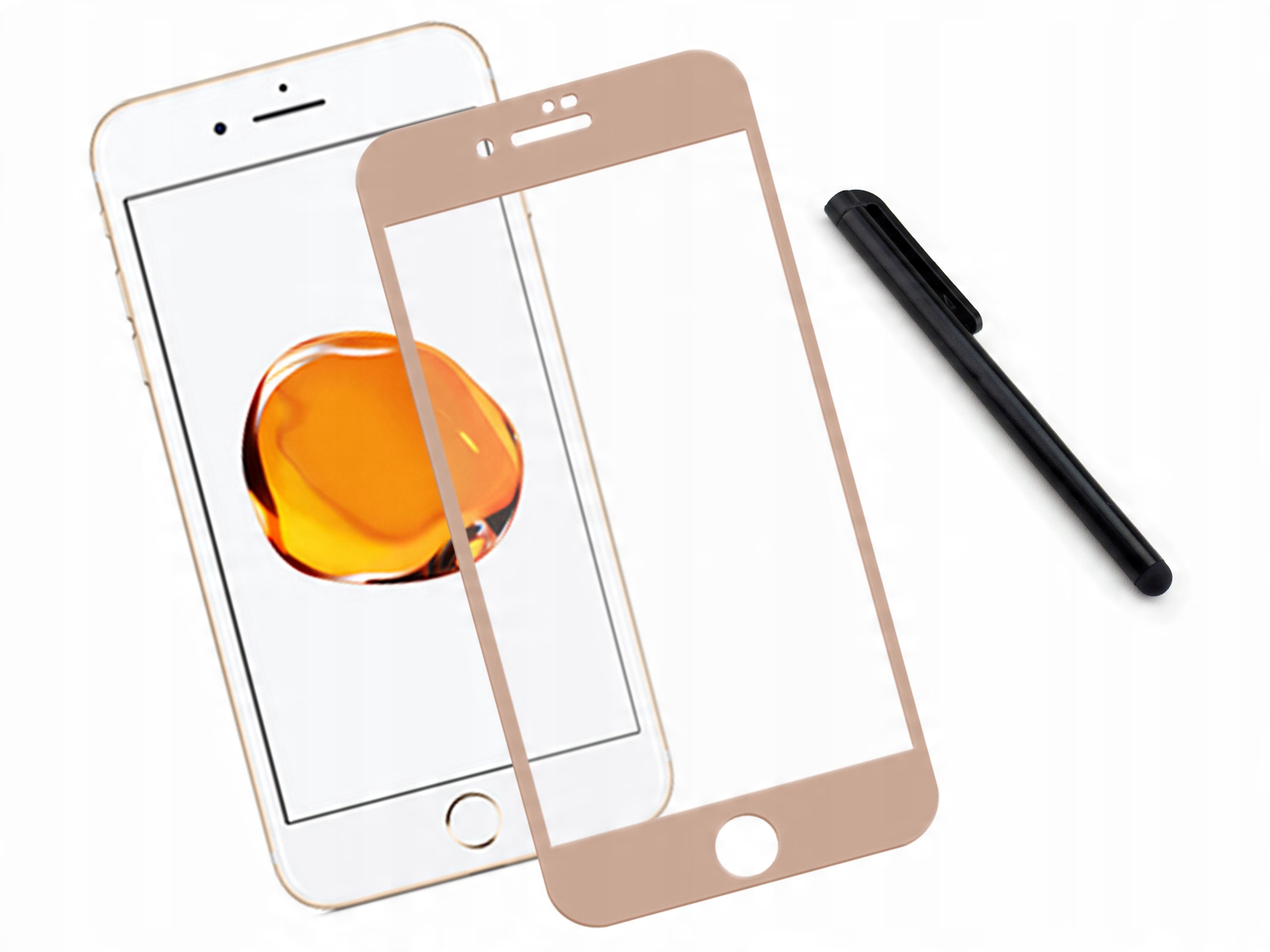 

Szkło hartowane 3D Apple iphone 7 Złoty