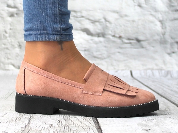 MOKASYNY DAMSKIE outlet BUTY ZAMSZOWE FRĘDZLE r 37 Marka inna