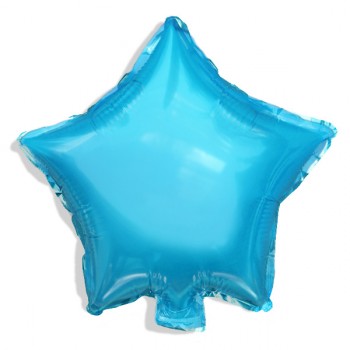 

Balon gwiazdka 45 cm foliowy Niebieski Pastelowy