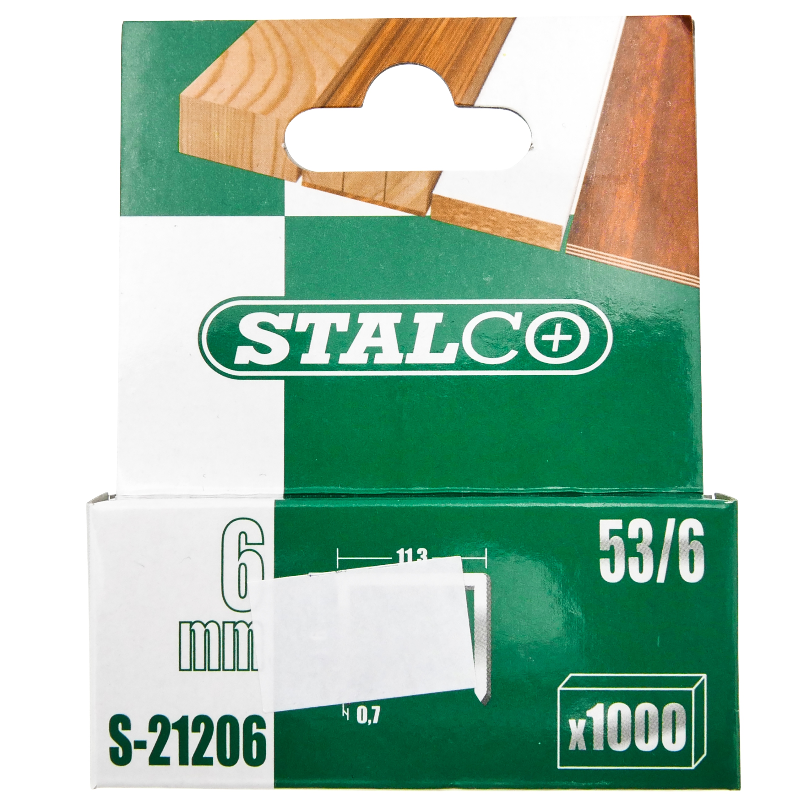 

Zszywki Typ 53 (530/A) 6MM 1000 Szt. Stalco