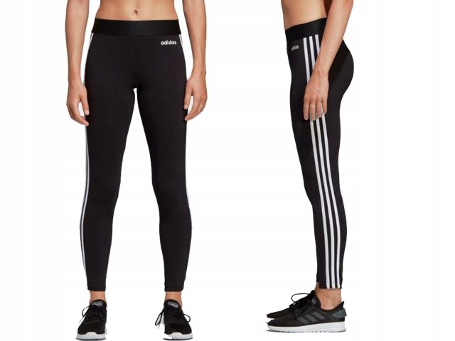 

DP2389 Leginsy Legginsy Getry Spodnie Adidas Czerń