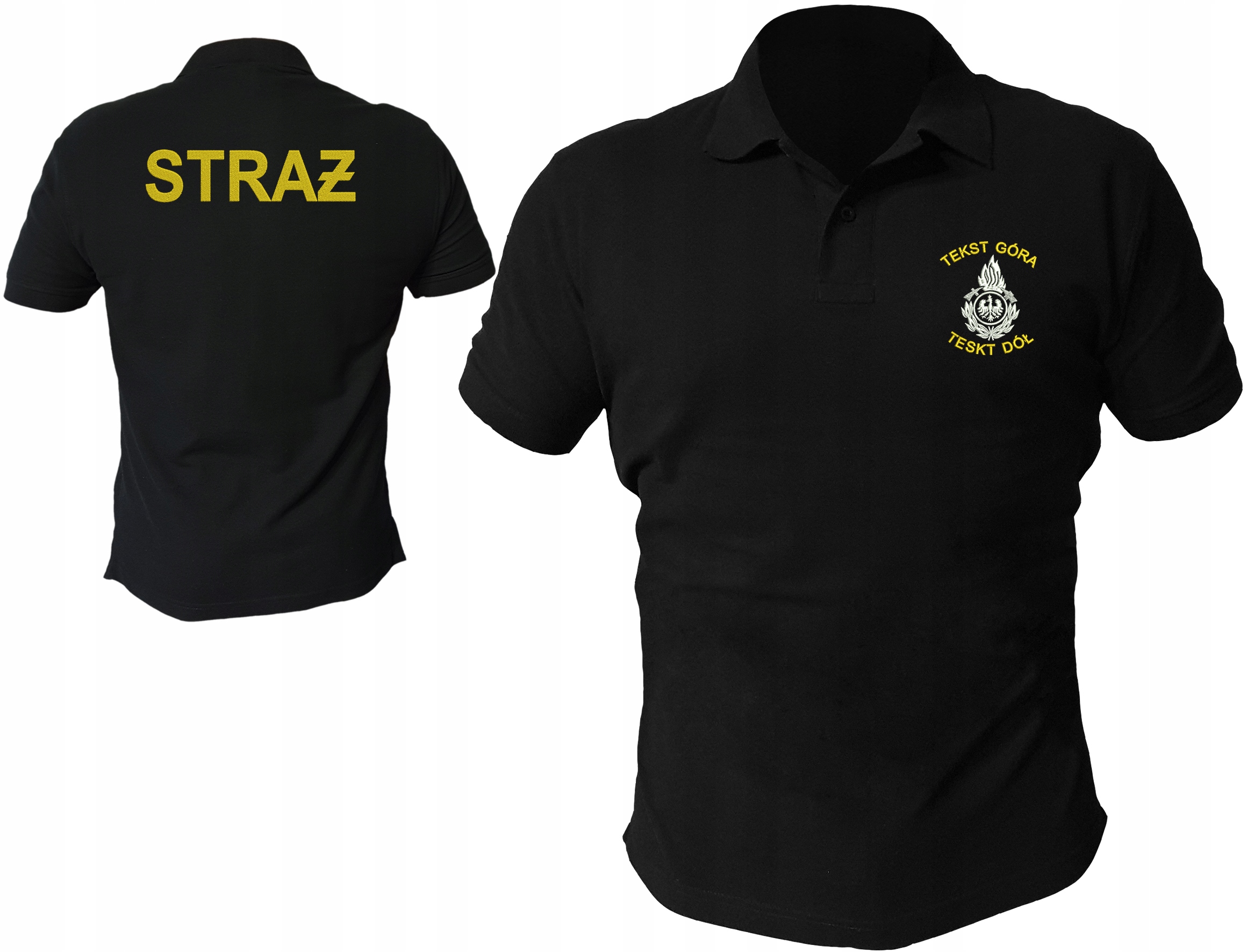 

Polo Straż OSP2, Nazwa Własnej Jednostki Haft