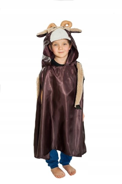 Owca baranek owieczka strój wielkanoc peleryna Kolor dominujący brązowy