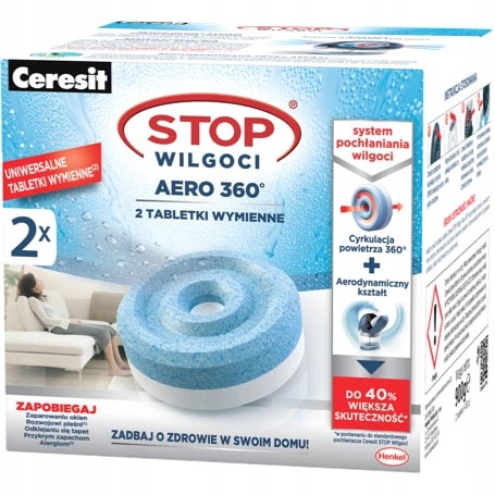 Таблетки CERESIT Aero 360 2 шт