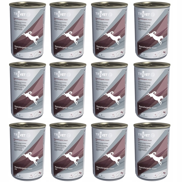 Levně Trovet Dog Ipd Hypoallergenic Insect 12 x400 g vlhké krmivo pro psy a hmyz