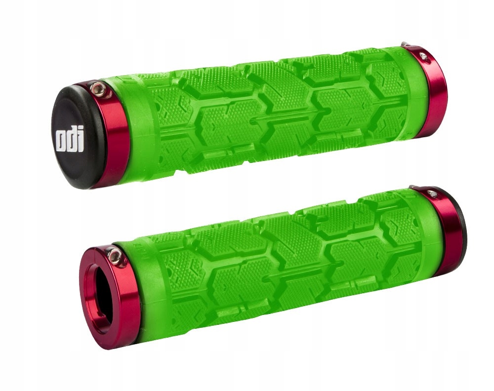 Gripy Chwyty Odi Rogue Mtb Lock-On Najlepsze Grube 33,5mm Green/Red