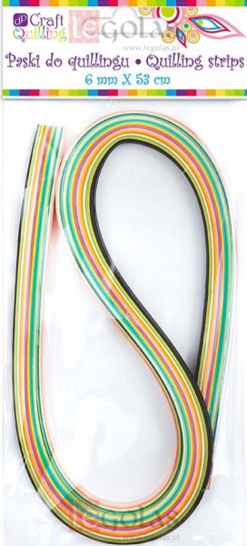 Paski do quillingu quilling 6 mm Basic QGPQ-007