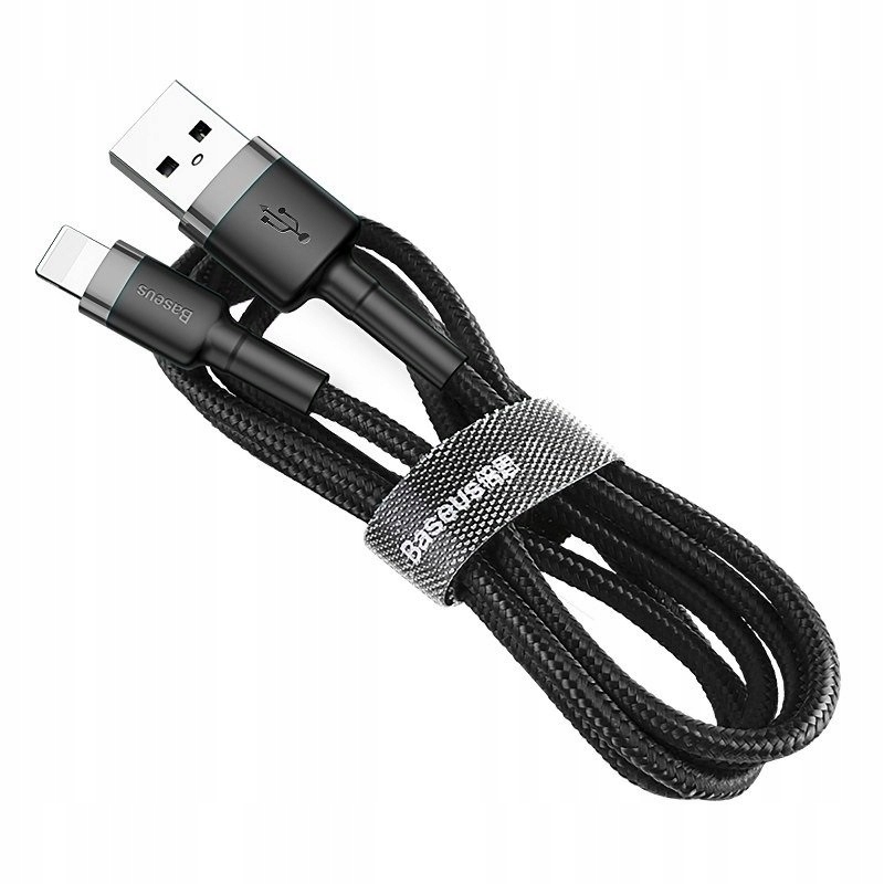 Kabel 2m do iPhone 14 13 12 PRO X XR 8 7 USB-LIGHTNING Przewód BASEUS Mocny Marka Baseus