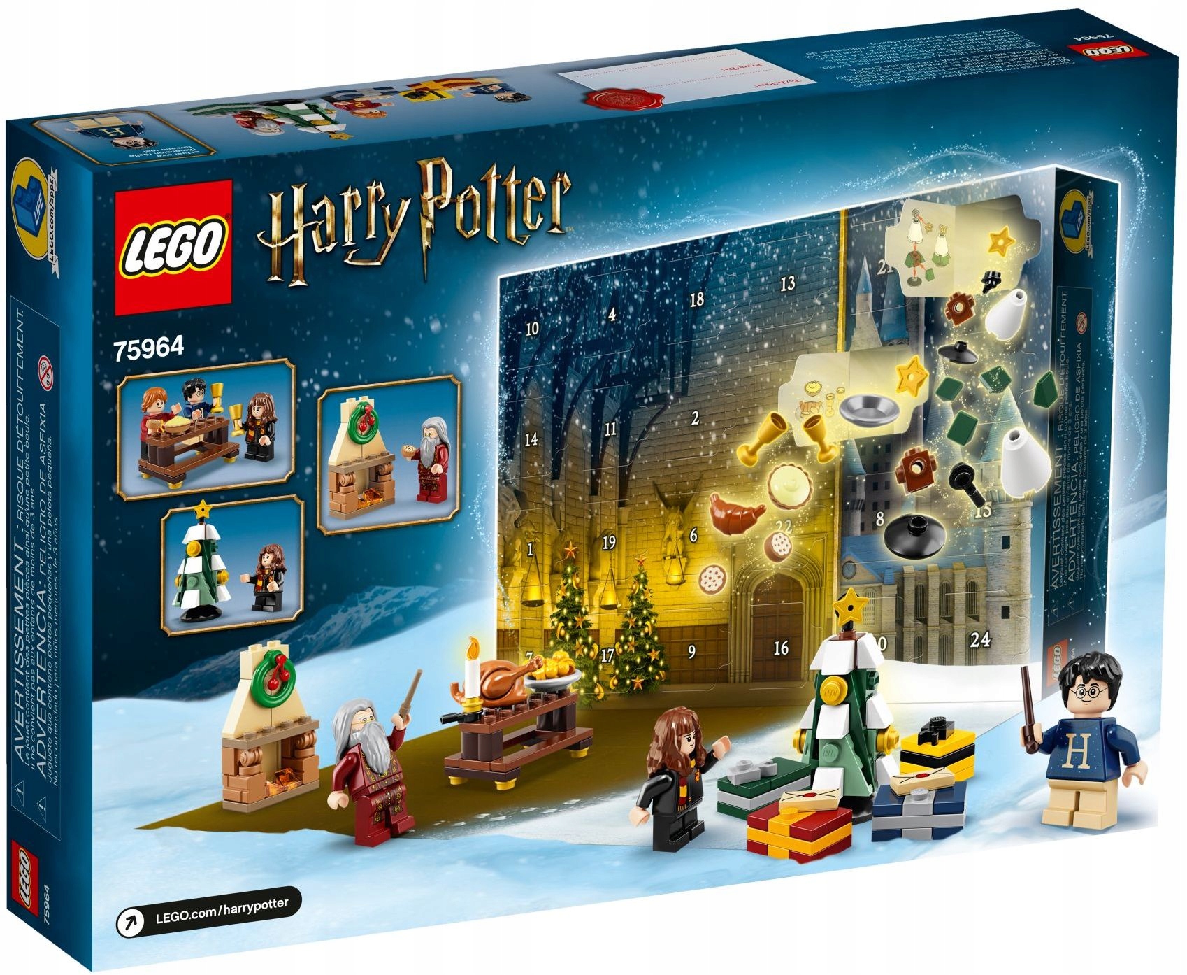 Адвент-календарь LEGO Harry Potter 75964, 305 деталей и 7 минифигурок, от 7 лет — фото 6
