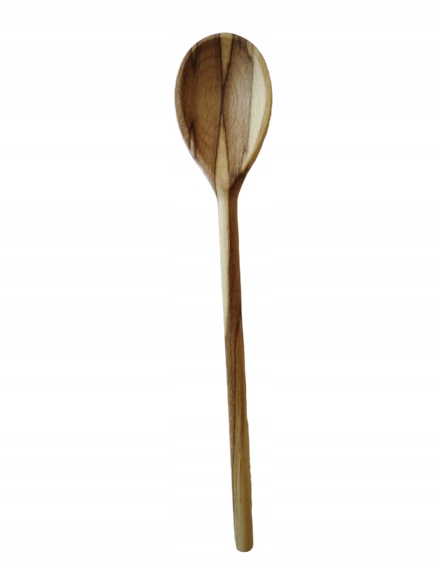 

Łyżka drewniana kuchenna 30 cm Olejowana kolorowa