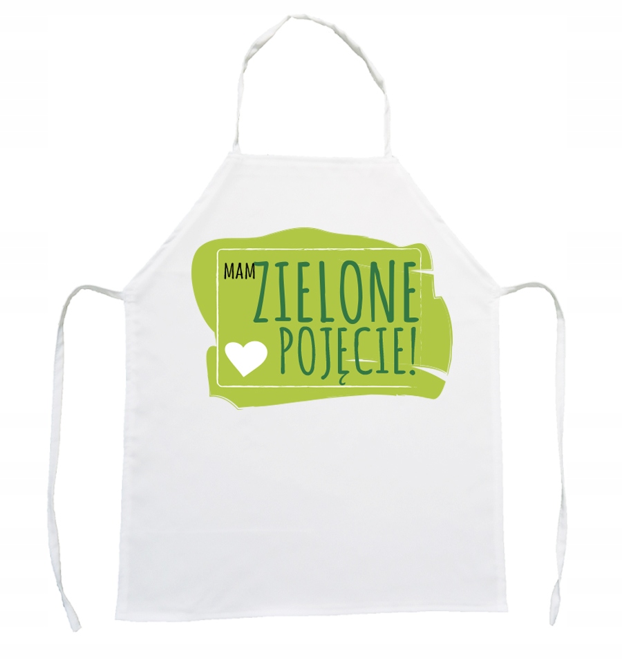 

Fartuch Kuchenny vegan mam zielone pojęcie