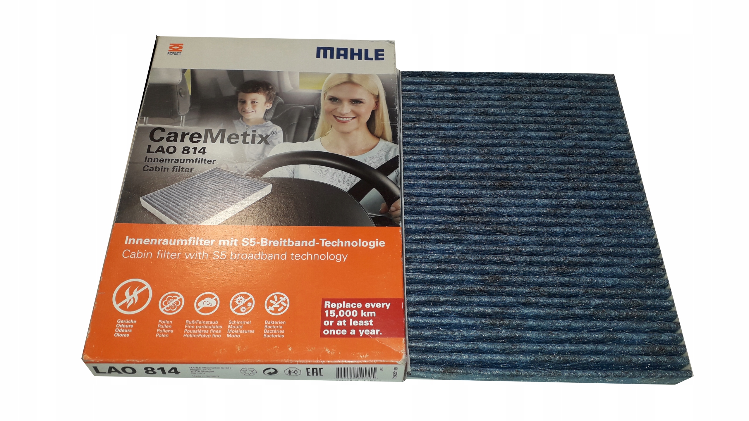 814 - КНЕХТ САЛОННЫЙ ФИЛЬТР LAO814 PEUGEOT 508