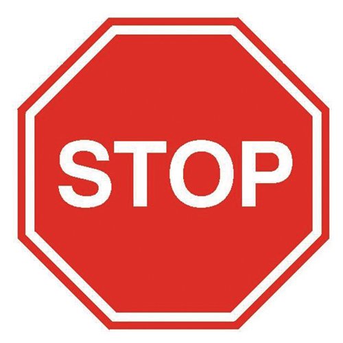 NAKLEJKA - STOP 40x40 cm