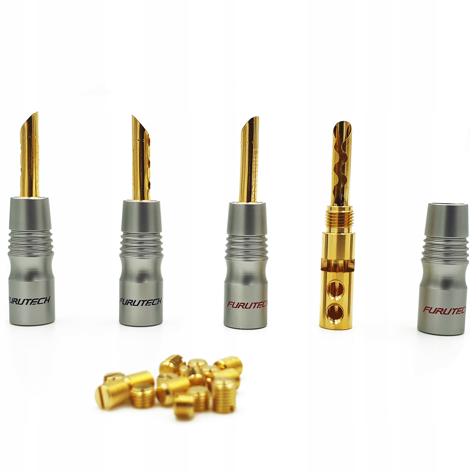 Furutech FP-200B (g) Pozłacane wtyki bananowe 4szt