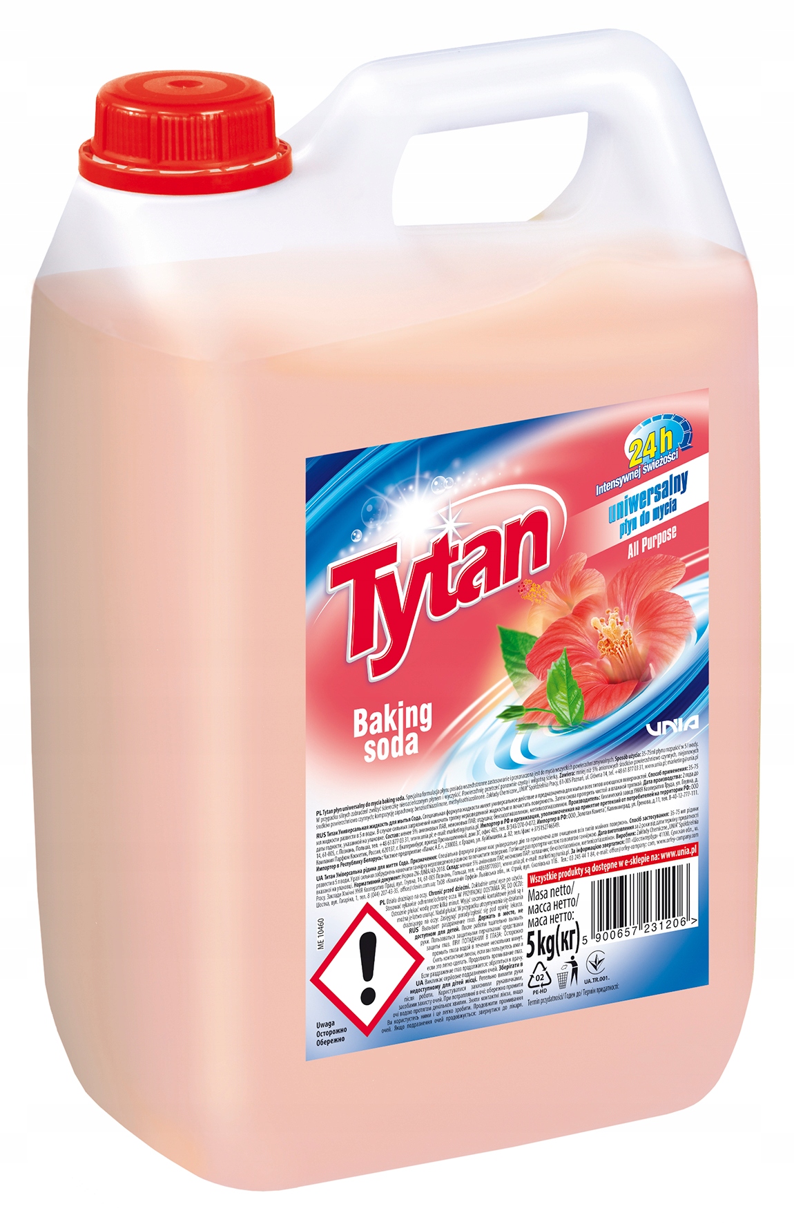 

Uniwersalny Płyn Do Mycia Tytan Baking Soda 5KG