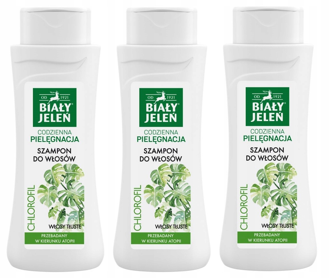 

Szampon włosów Biały Jeleń Naturalny Chlorofil x3
