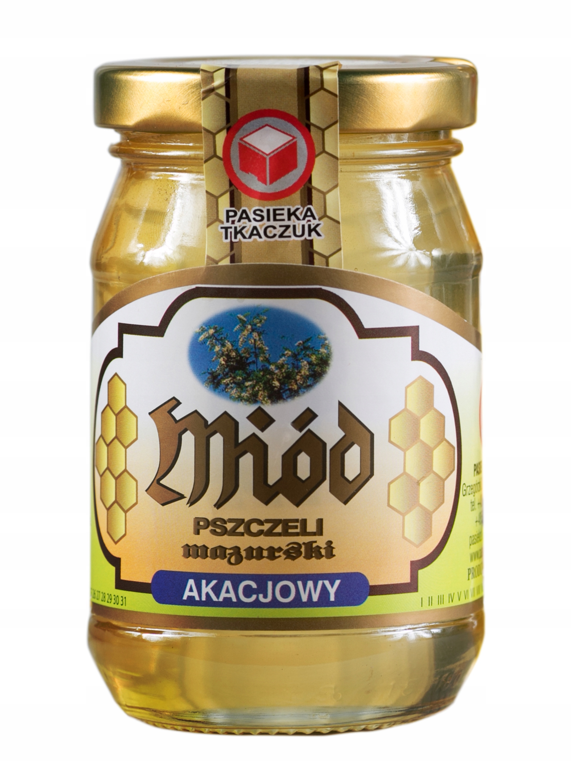 Жидкий польский мед акации 200г Пасека Ткачук