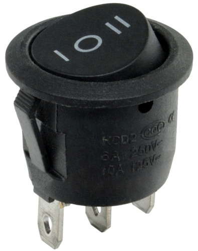 

Przełącznik Klawiszowy Okrągły On/off/on 12V 24V