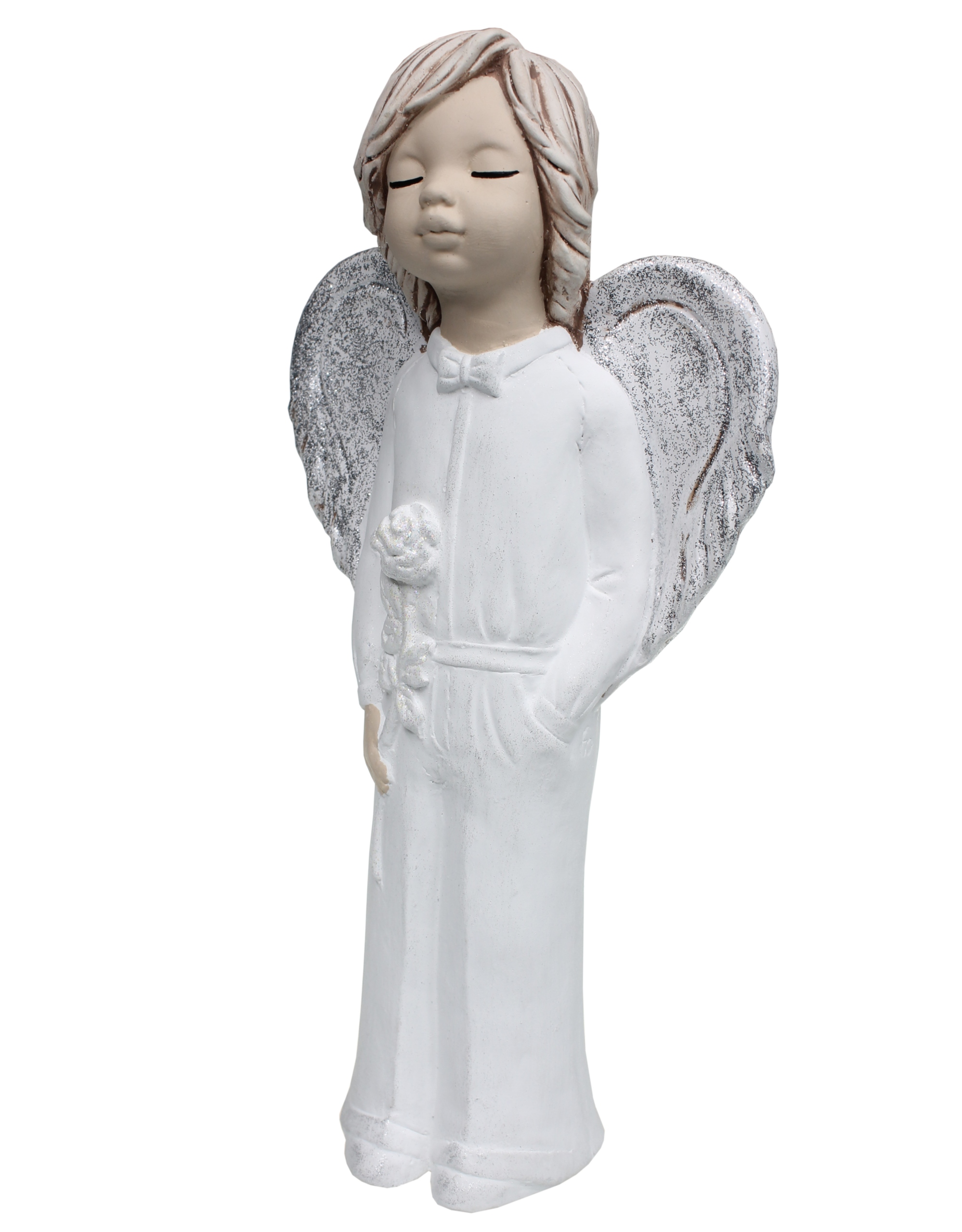 ANIOŁEK ANIOŁ Stróż Figurka upominek chrzest Wysokość produktu 27 cm