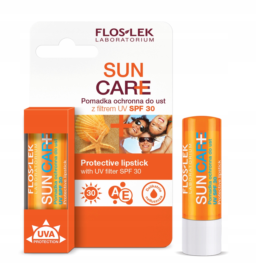 

Sun Care pomadka ochronna Filtr Uv Spf 30 Flos-Lek