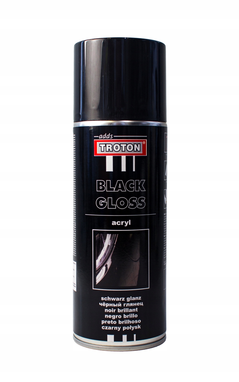 

Troton Lakier Akrylowy Czarny Połysk Spray 400ML