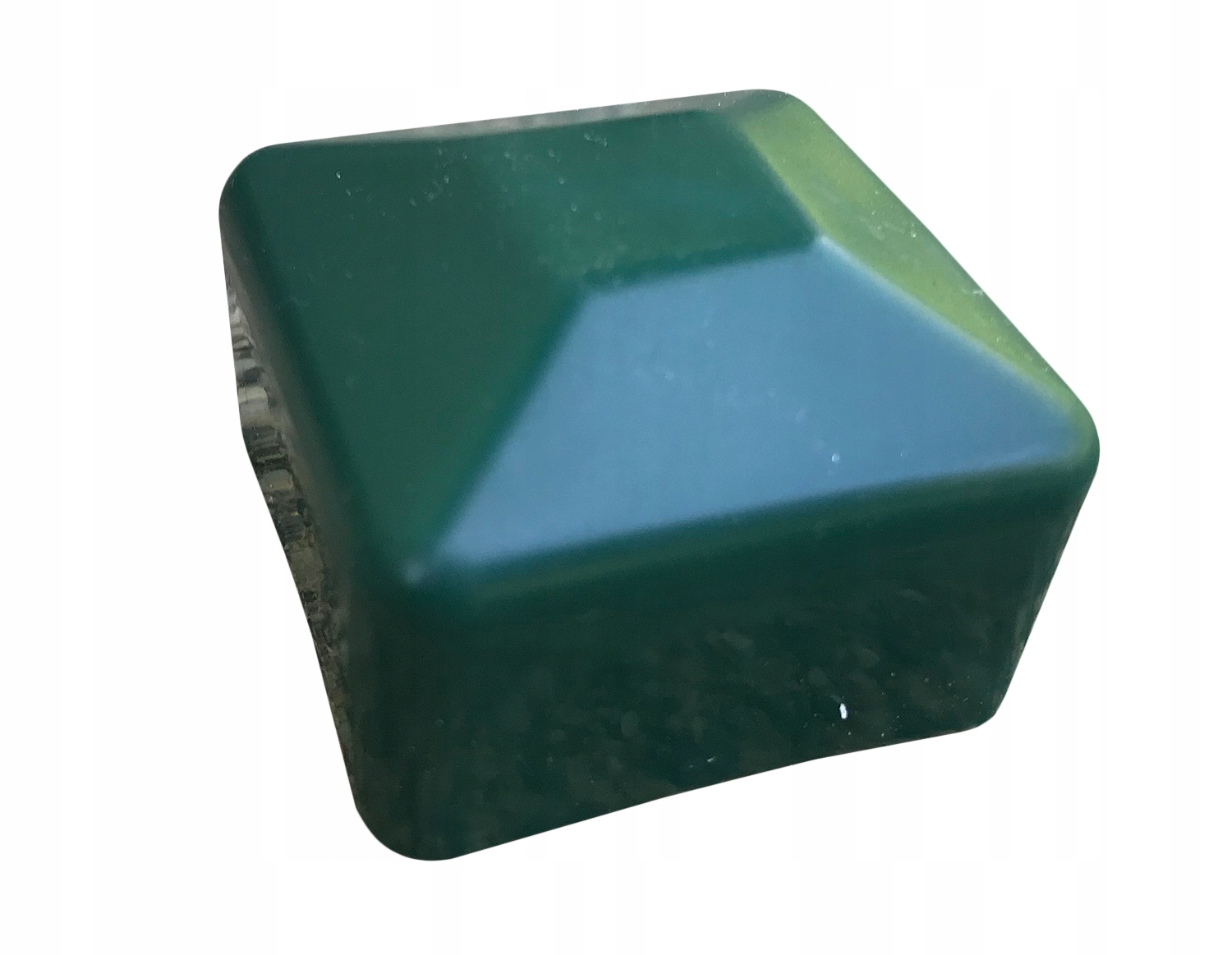 40x40 NASADKI DASZKI NA SŁUPKI 10 SZT. ZIELONE