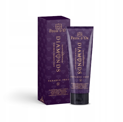 Peau Diamonds 49% dłuższa opalenizna krem lotion