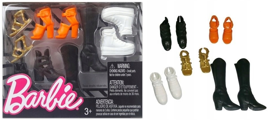 

Barbie Modne Buty Dla Lalki FCR91 FCR93 Mattel